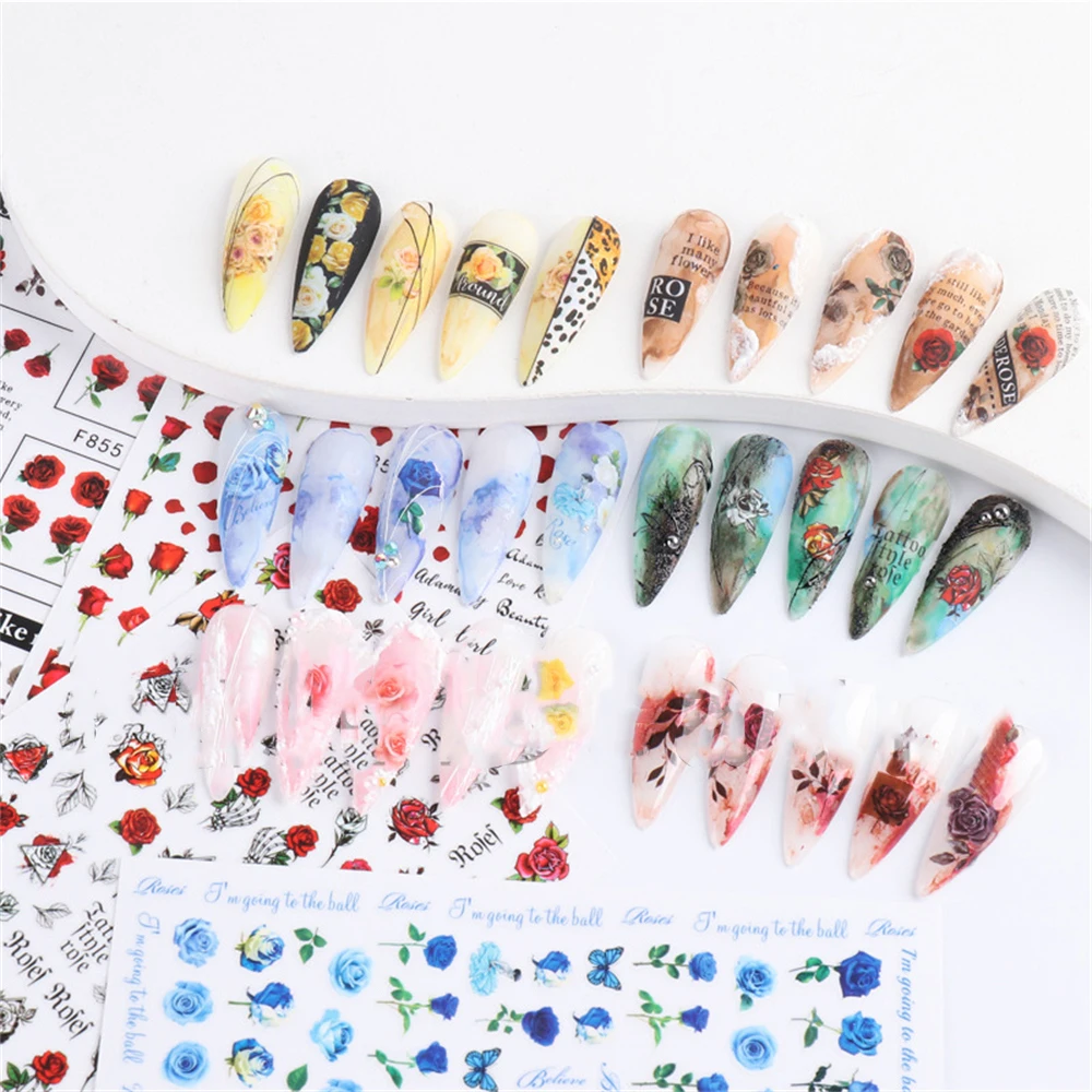 Lilo & Stitch3D Anime Nail Art Sticker, calcomanía, Winnie the Sticker, suministros de Arte de uñas - imagen 5