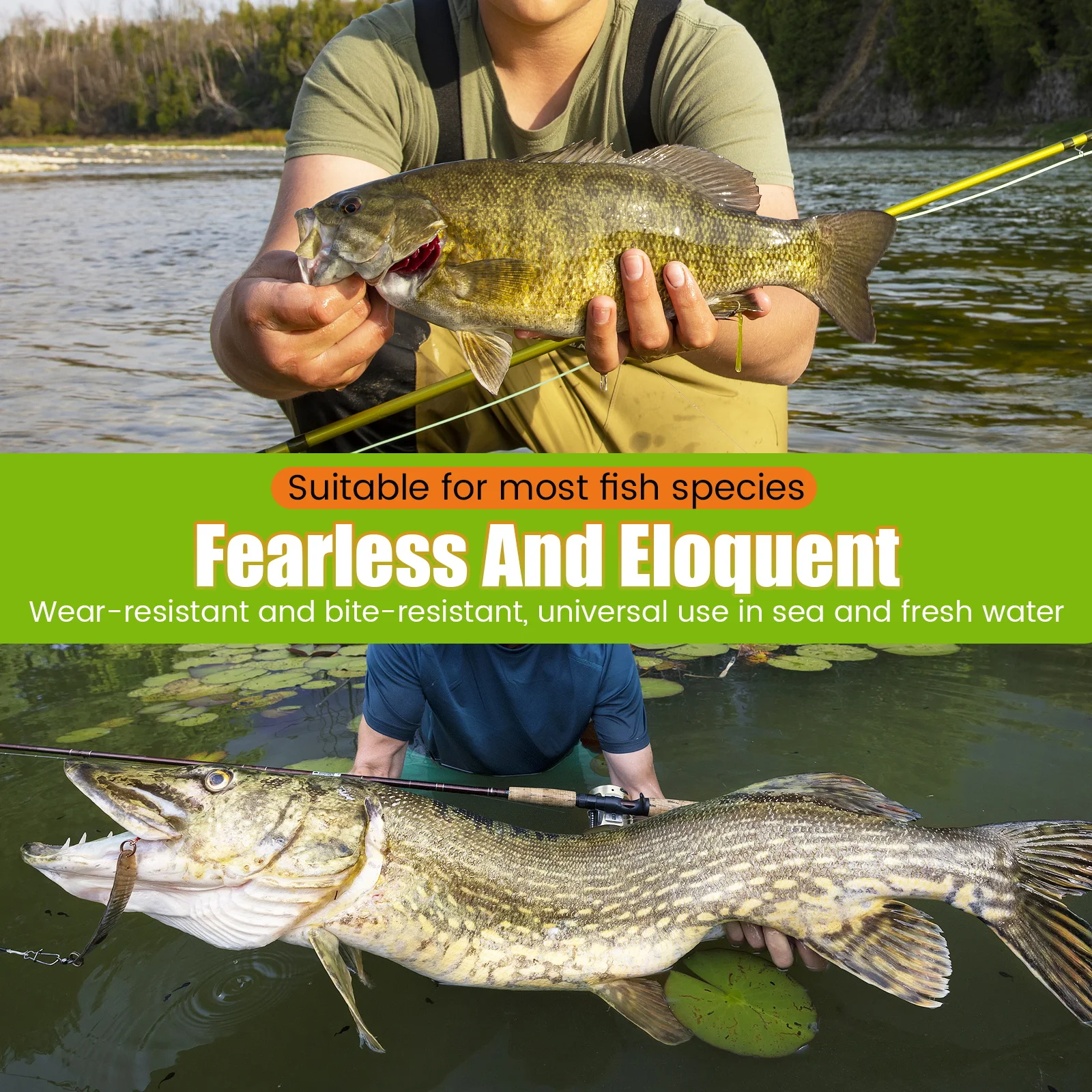 Ronnie rig Aparejos 3 estilos con línea fluorocarbono para carpa - imagen 5