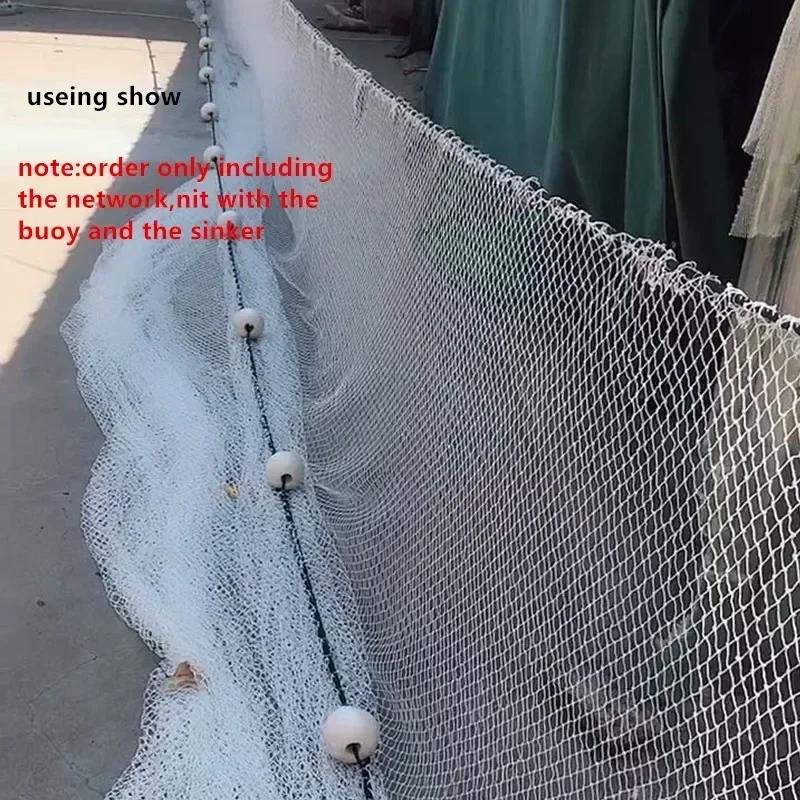Red de pesca nailon sin nudos malla fina para jaula y cría - imagen 2