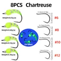8pcs Chartreuse