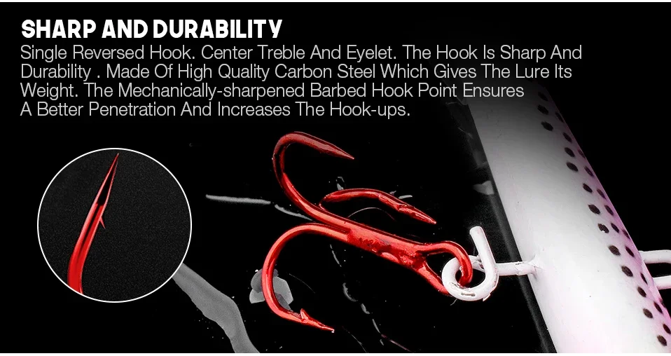 Afila tu experiencia de pesca con nuestros ganchos de agudos duraderos y afilados