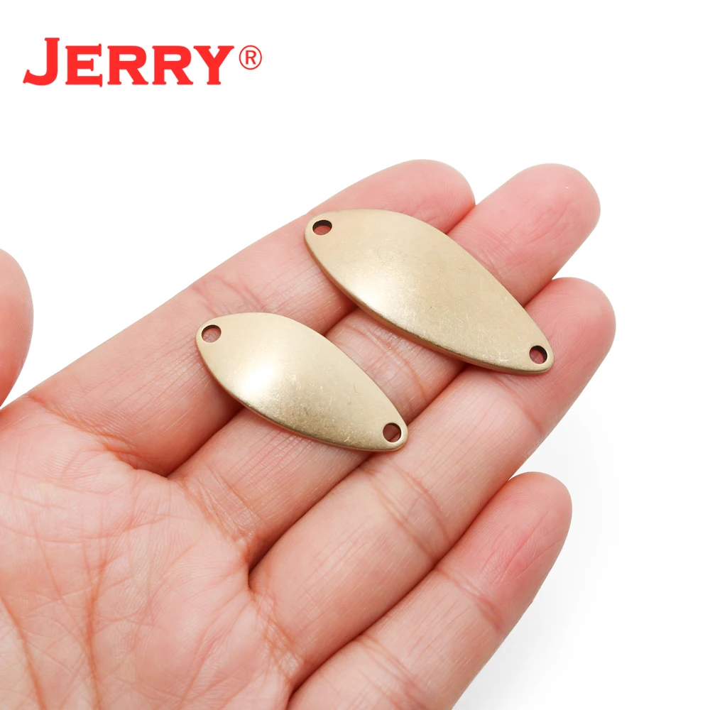 Jerry Capricornio 3,5g 7g Micro cucharas señuelo de Pesca cobre sin pintar área en blanco cucharas de trucha Arealure Pesca parpadeantes DIY cuchara P - imagen 3