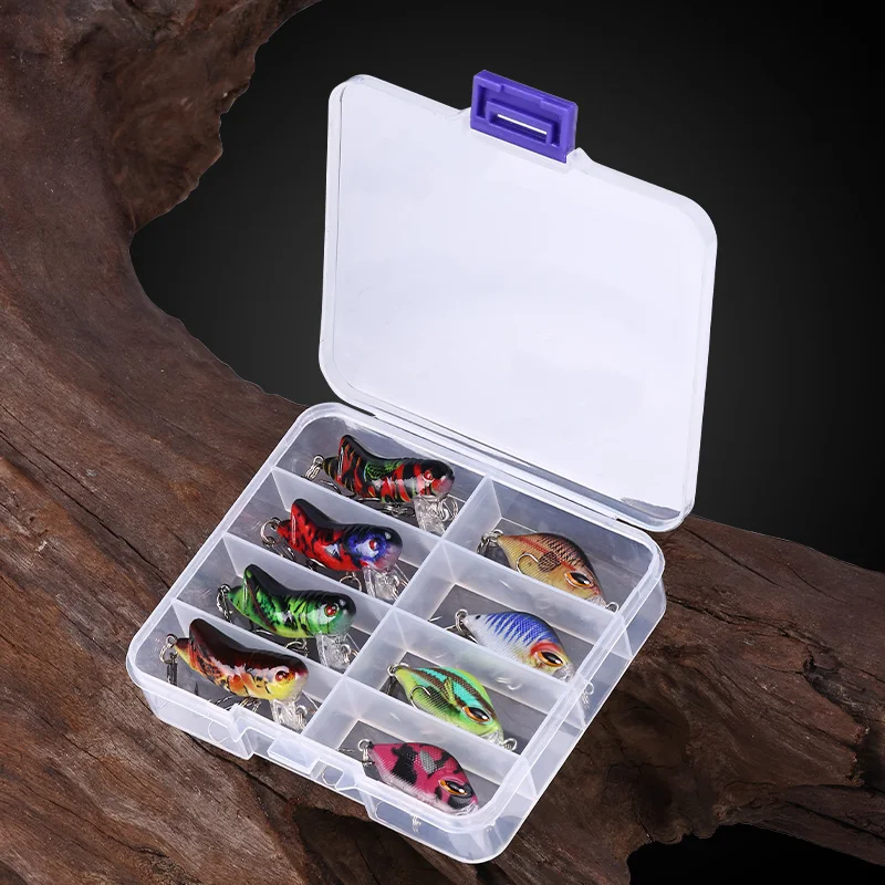 WEIHE 8 Uds B Minnow Kit de señuelos juego de cebo Micro-minolua D0679 - imagen 2