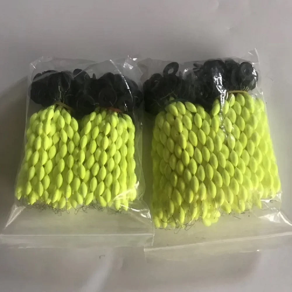 Cuerda de flotador de pesca 6 en 1, Seven Star, espuma, Space Bean, tapón de línea de pesca, accesorios de aparejos, 30 piezas/5 paquetes - imagen 2