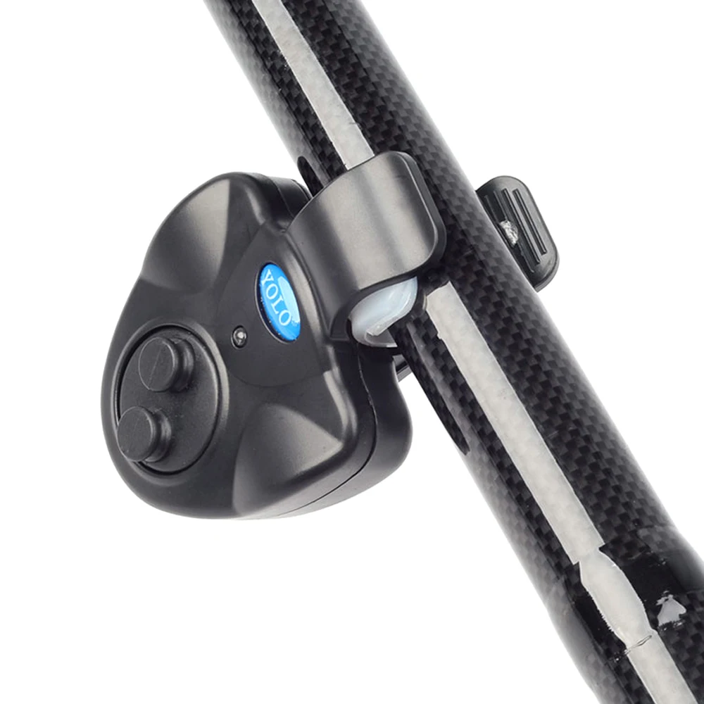 Alarmas de pesca con luz LED para ajustar el sonido, alarma de mordedura de carpa portátil, indicador de alerta de engranaje, barra de amortiguación, herramienta de pesca fuerte con batería - imagen 3