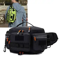 Riñonera Molle con señuelo a la moda para hombre, riñonera deportiva para caza, senderismo al aire libre, correr, ciclismo, bolsa de aparejo, bolsa de pecho con múltiples bolsillos