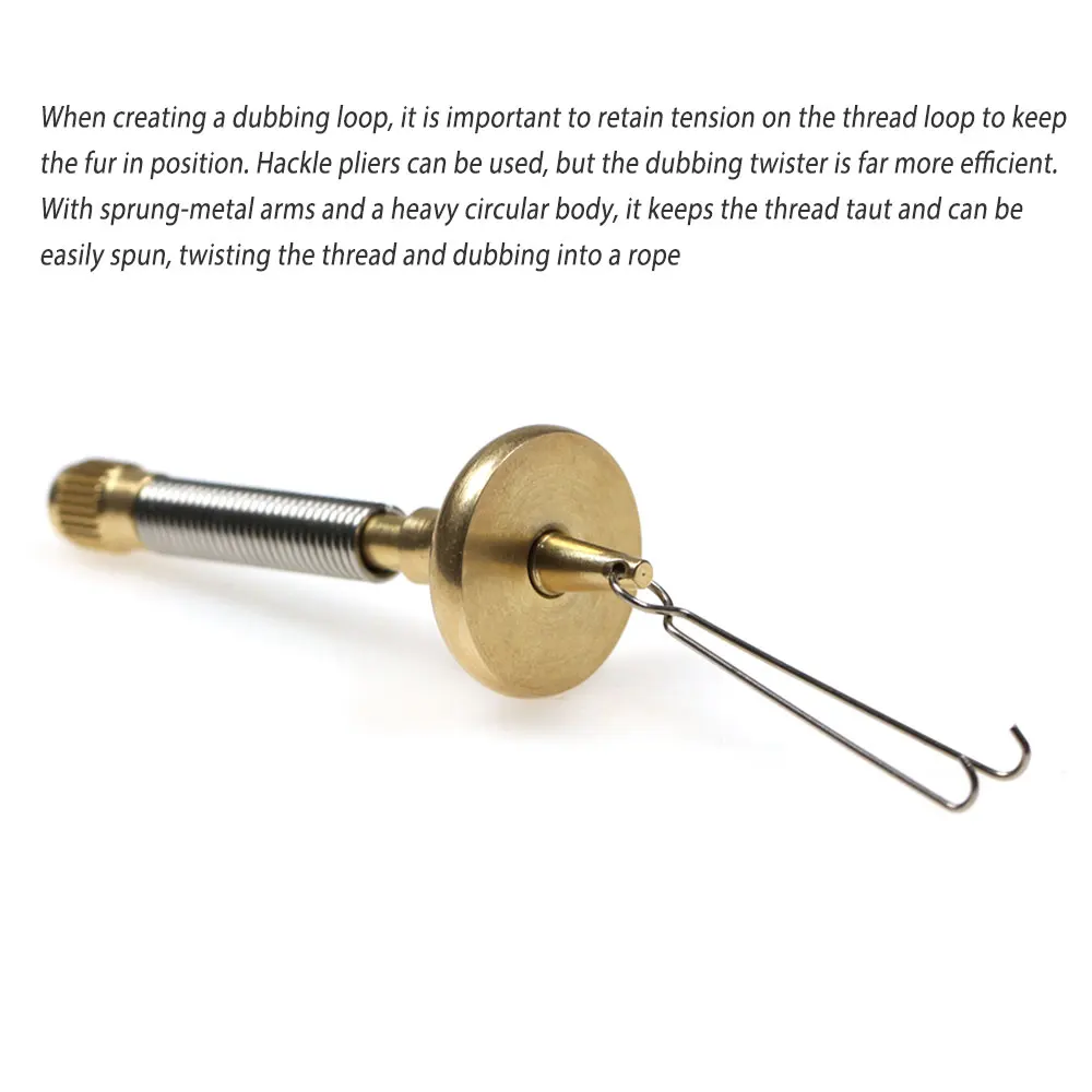 Bimoo, 1 unidad, latón/acero inoxidable, doble giro, Spinner, aparejos de Pesca portátiles, herramientas Iscas, plantilla, herramienta para atar moscas - imagen 2