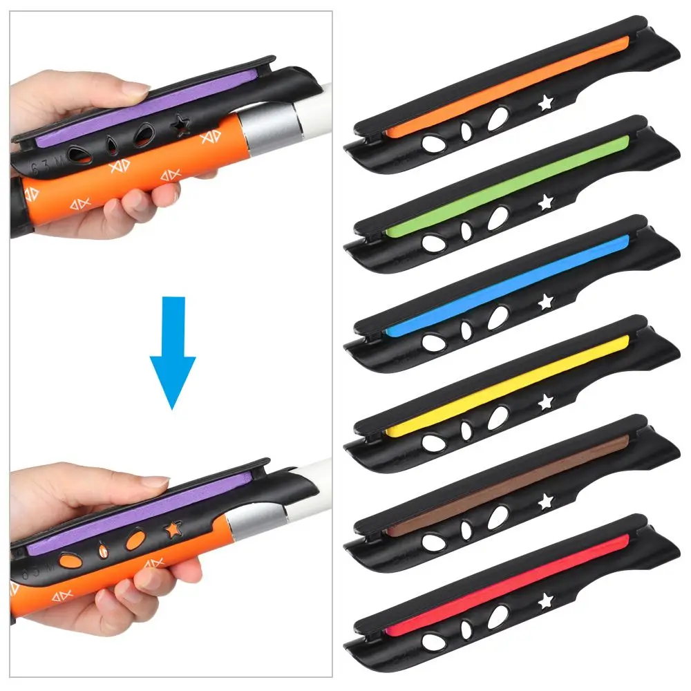 Tarjeta de bobinado de pesca de Color aleatorio, placa de poste de mano, envoltura de bobinado, contenedor de línea de tablero de alambre, Clips de caña de pescar, 10 unids/lote - imagen 2