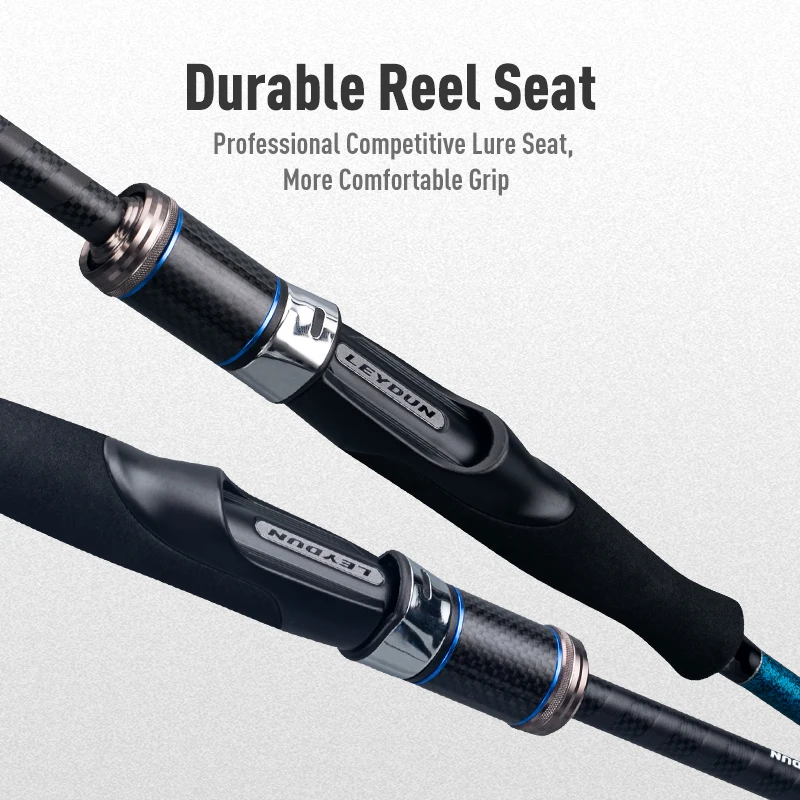LEYDUN AZUL INSHORE caña de bajo costera S782L S832M S862ML S902ML S922ML S972M S1003MH varillas giratorias ligeras de agua salada - imagen 2