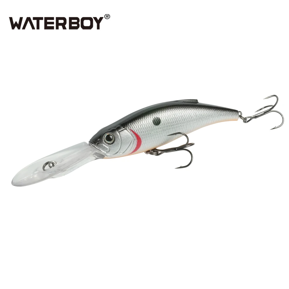 WATERBOY, 1 Uds., señuelo de Pesca Minnow, 9cm, 17g, cebo duro Topwater, cebo Wobbler, Crankbait, carpa, lubina, aparejos de Pesca SwimBait - imagen 3