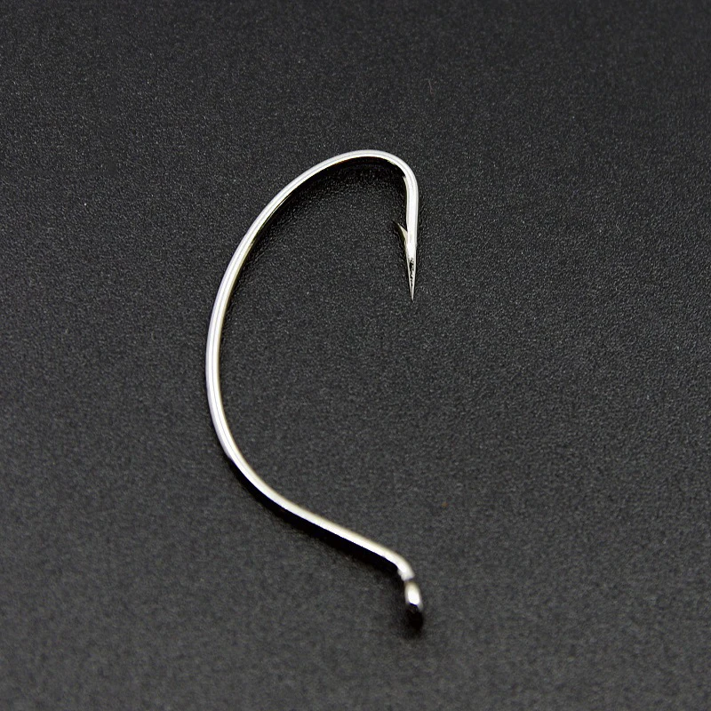 Anzuelos de manivela nickel negro – Acero de alto carbono para perca - imagen 5