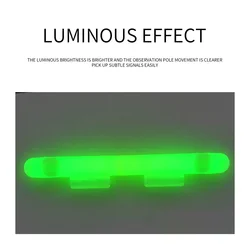 ZYZ Varillas luminosas para puntera de caña con clip nocturno