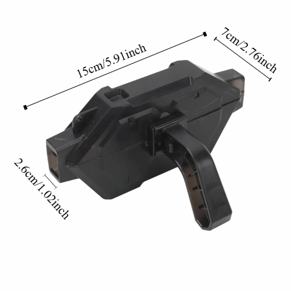 Depurador de cadena de bicicleta ABS duradero, 15 × 7 × 2,6 cm, negro, herramienta de limpieza de cadena, limpieza de bicicletas - imagen 4