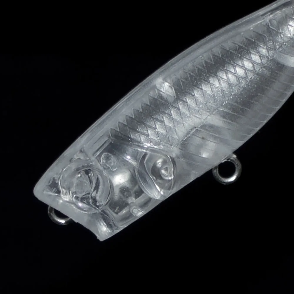Countbass-Señuelos de pesca duros en blanco, flotantes, 42mm/1,7 ", 3g/0,1oz, Topwater, Popper, Wobblers sin pintar, cuerpos de cebo duro, 10 Uds.