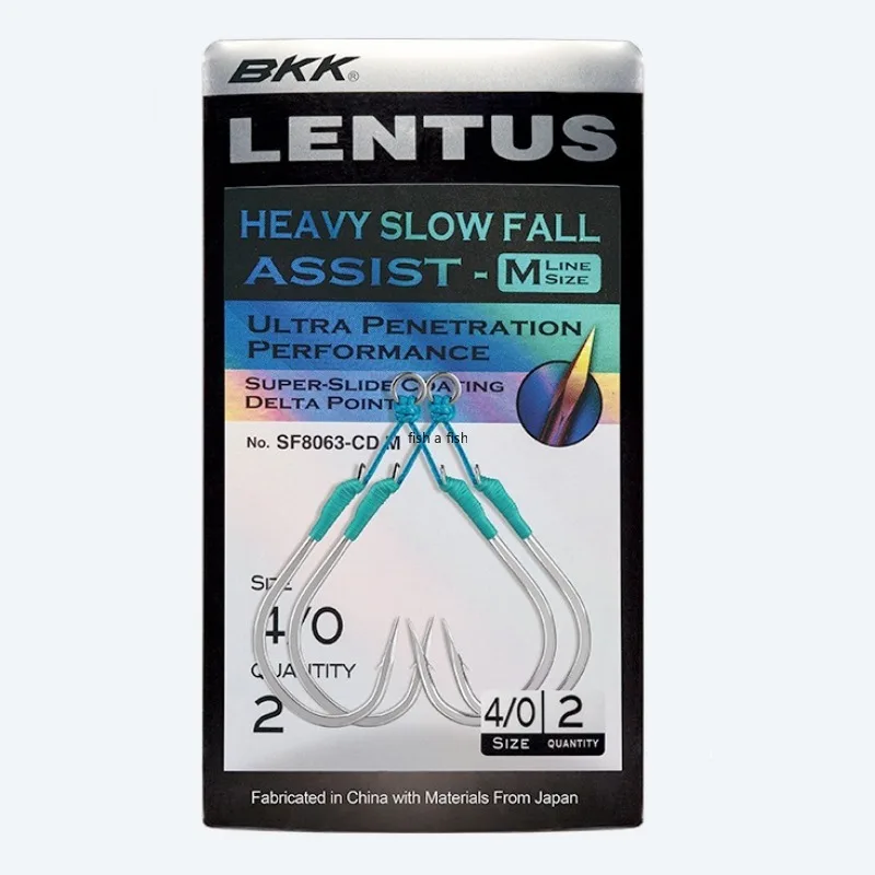 Experiencia un rendimiento de pesca mejorado con el BKK Lentus Heavy Slow Fall Assist M-Line