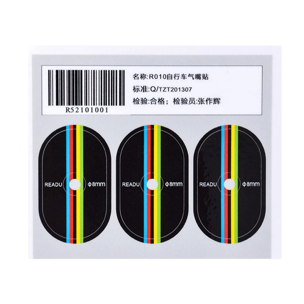 Pegatinas para válvulas de bicicleta de PVC multicolor, MTB y carretera - imagen 2