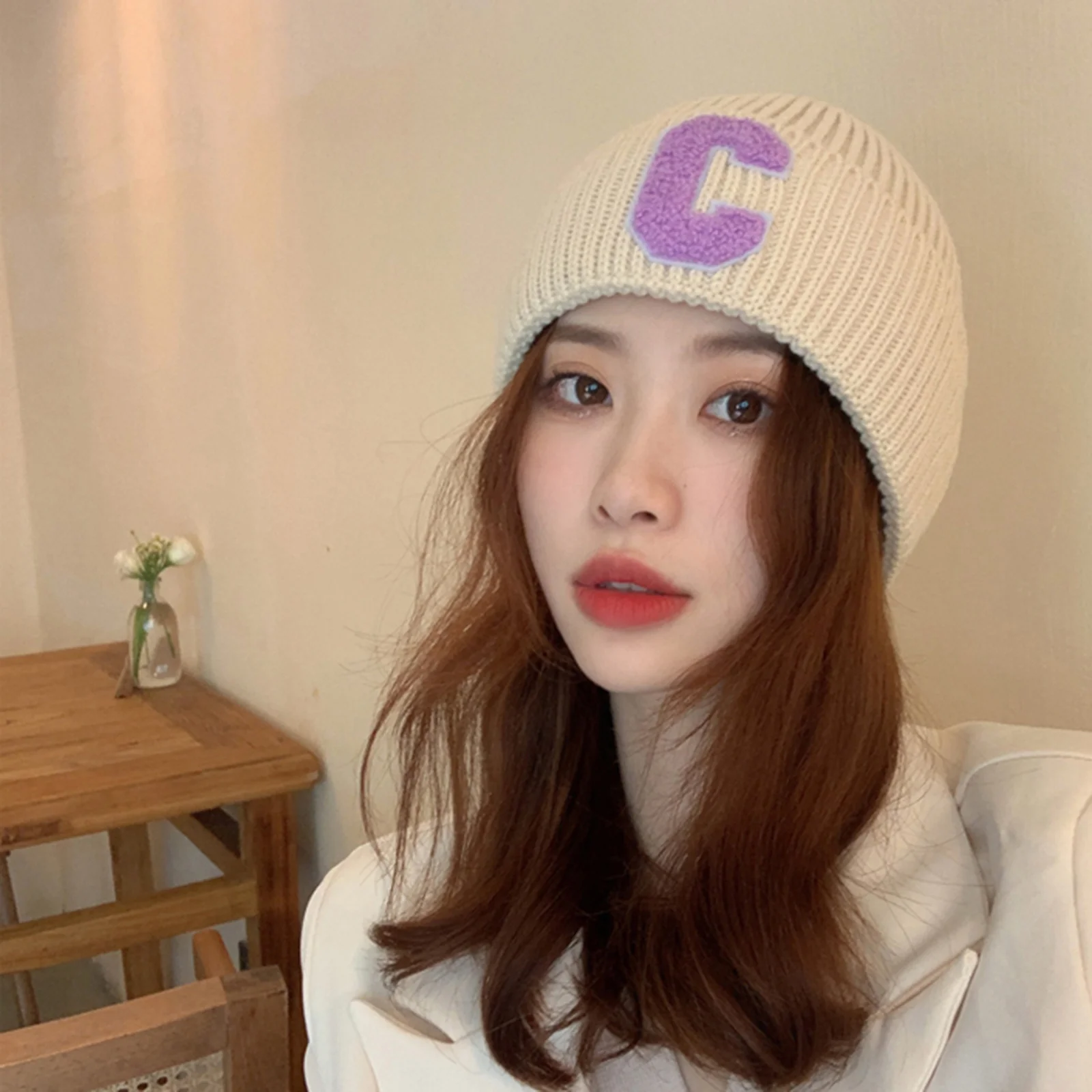 Gorro de punto de invierno para ciclismo, montar, esquiar, gorro de lana grueso a prueba de viento para hombres y mujeres, gorros cálidos a la moda para exteriores - imagen 5