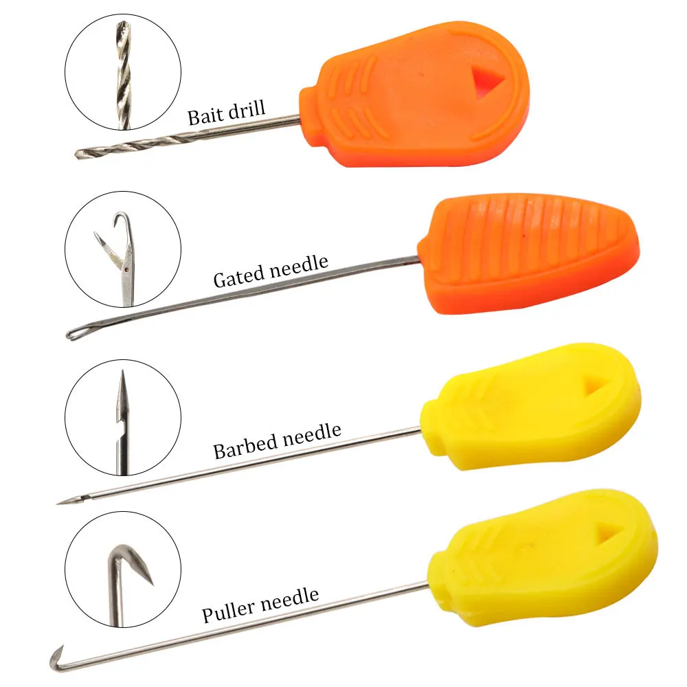 Juego de accesorios de pesca de carpa, herramienta de anudado de tracción de línea de pesca, señuelo de Boilie, tope de cuentas para carpa, herramientas de aparejos de pesca - imagen 2