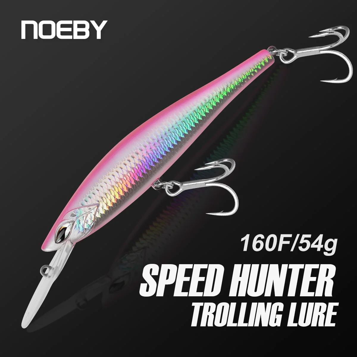 NOEBY Speed Hunter Minnow 160mm Flotante para Trolling