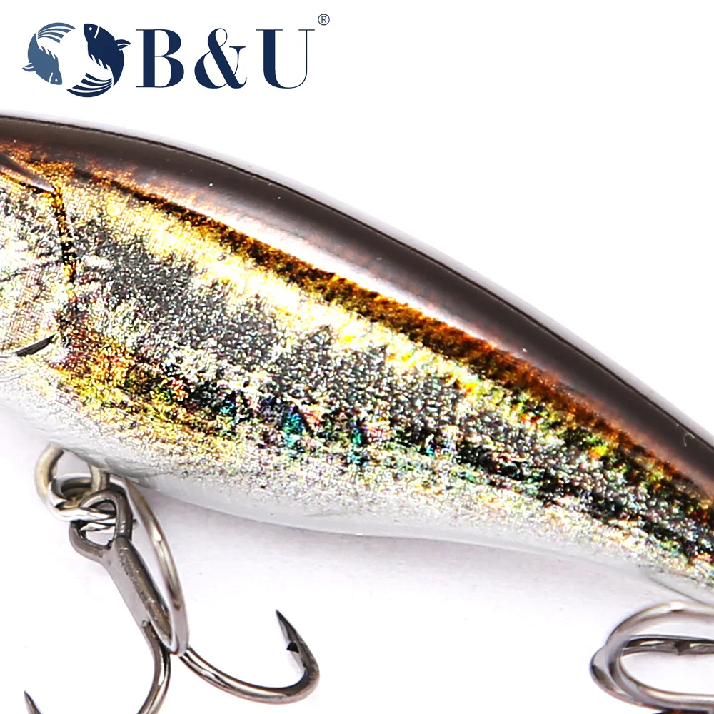 B&U Swimbait suspendido pececillo rígido para lubina y lucio - imagen 5