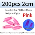 200pcs pink 2cm