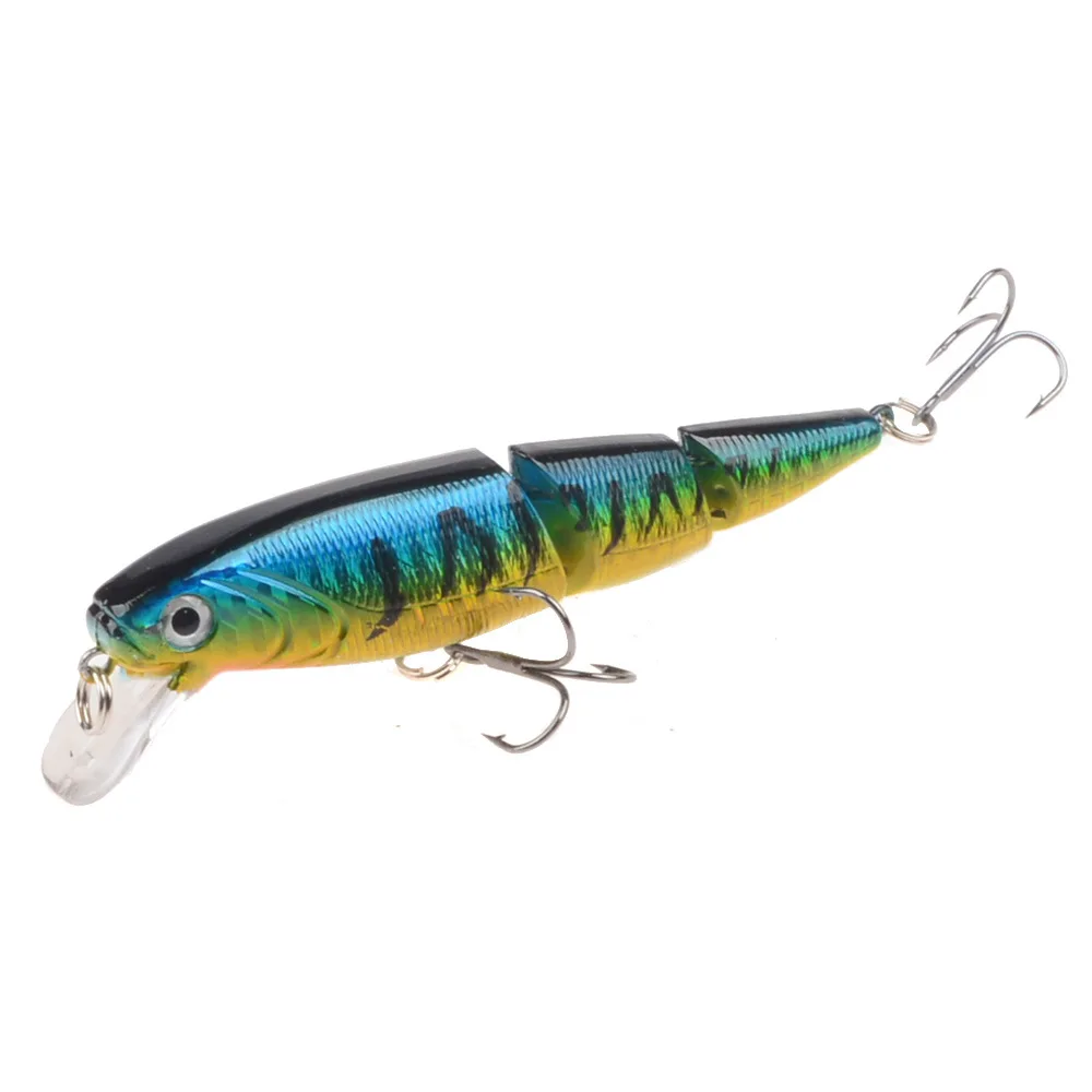 Cebos duros multisección, Señuelos de Pesca de pececillo, Wobblers de plástico Artificial, aparejos de Pesca, Crankbait, 1 ud. - imagen 3