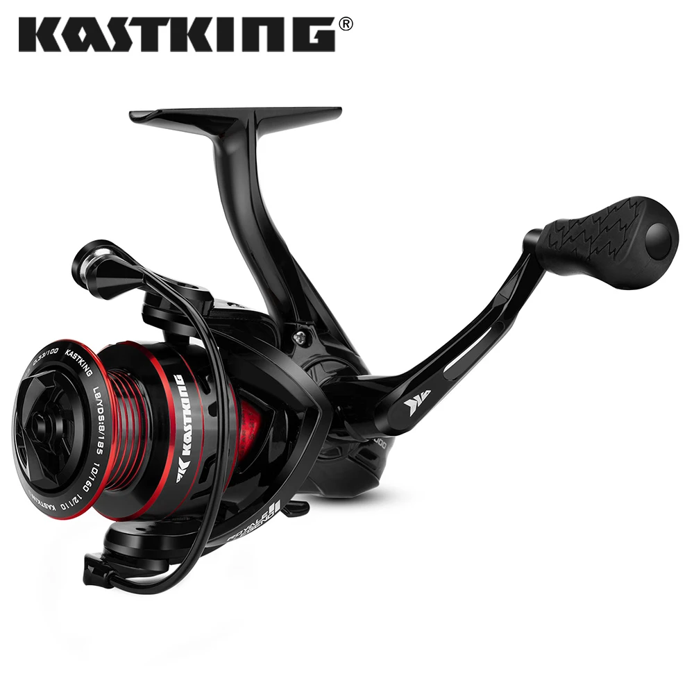 Carrete de pesca KastKing Royale Legend II 5,2: 1 carrete giratorio, hasta 12KG de arrastre de carbono, 5 + 1 rodamientos de bolas de acero inoxidable - imagen 2