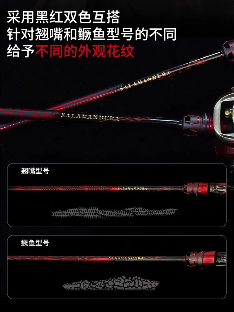 2025 SALAMANDURA Caña de pescar de fundición larga, palo de caña de pescar de fundición larga de uso general - imagen 5