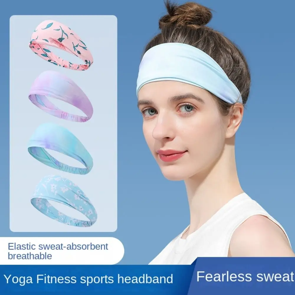 Diademas de Yoga elásticas que absorben la humedad, banda para el sudor transpirable para absorber el sudor, banda para el cabello de Yoga refinada y duradera, entrenamiento de Yoga - imagen 2