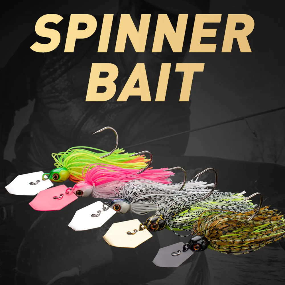 Chatter Bait Spinner Jig Dancer Buzzbait Wobbler Fishing Chatterbait para lubina, Lucio, pez Walleye, 7g, 9g, 11g, 14g, 21g - imagen 3