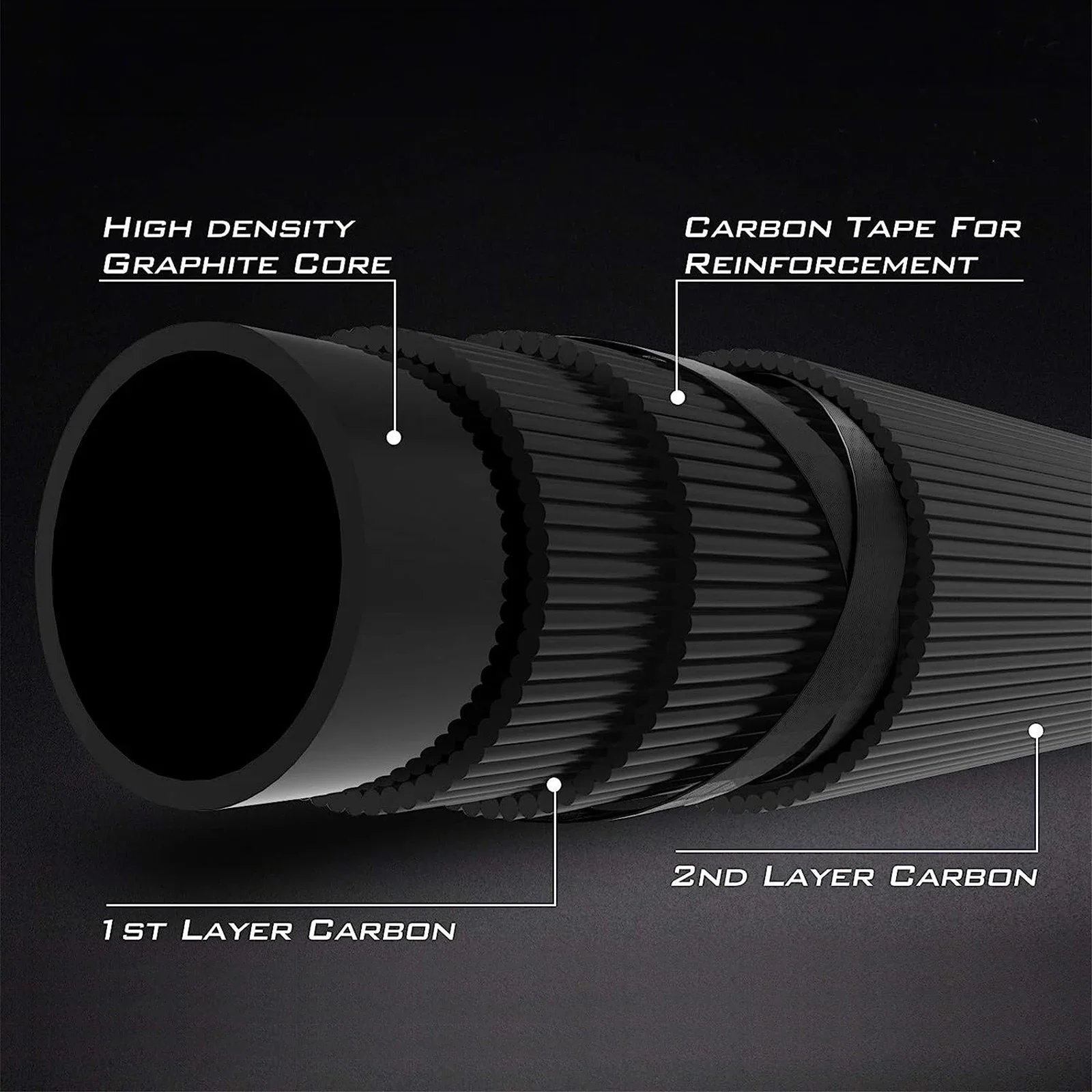 Goture knight-varilla giratoria ultraligera de fibra de carbono 24T, aparejos de viaje, caña de carpa para trucha, acción media, peso de cebo de 7-28g - imagen 2