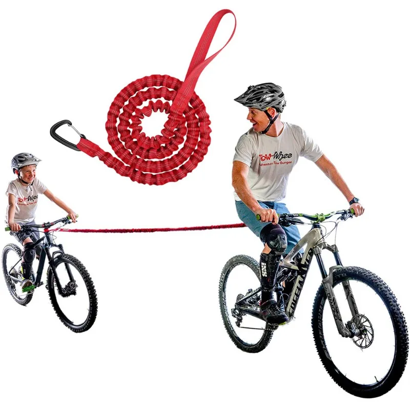 Cuerda para remolque de bicicleta de montaña, cuerda de tracción, cuerda tensora - imagen 3