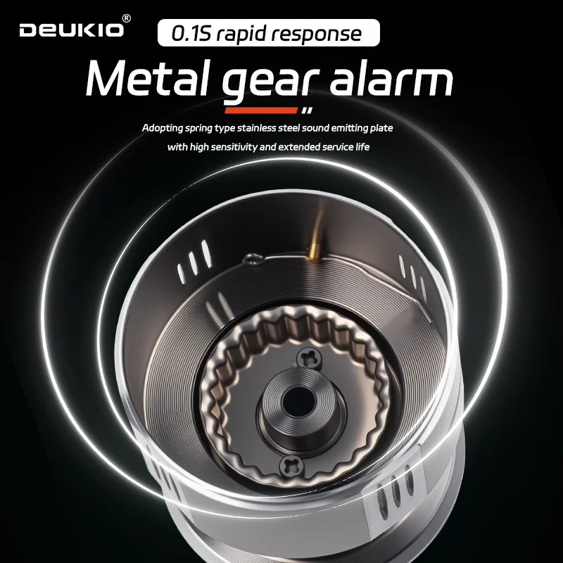 Carretes giratorios DEUKIO de doble mango 5,2: 1 potencia máxima de arrastre 8kg carrete de pesca de mar carrete alimentador carrete de carpa para agua salada - imagen 4