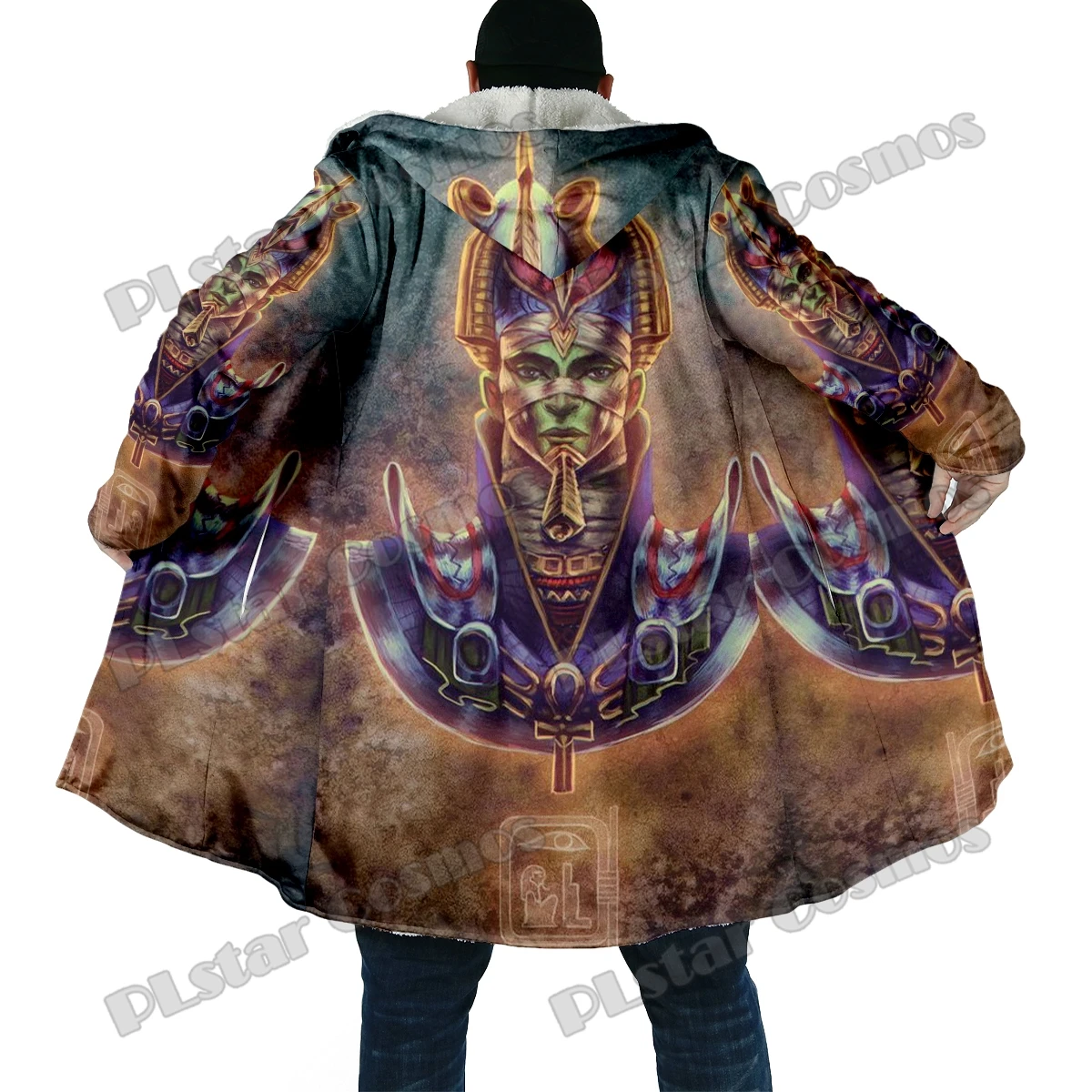 Sudadera con capucha de lana – Estampado 3D Anubis unisex