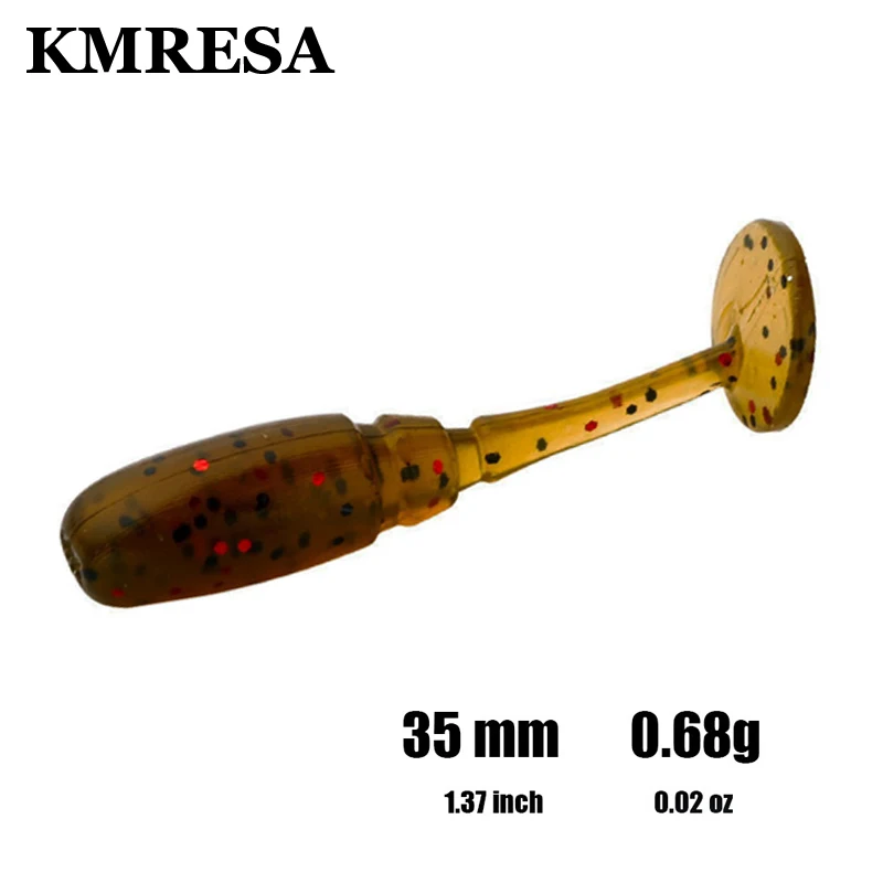 Swimbait vinilo cola en T Mini Sábalo para lubina