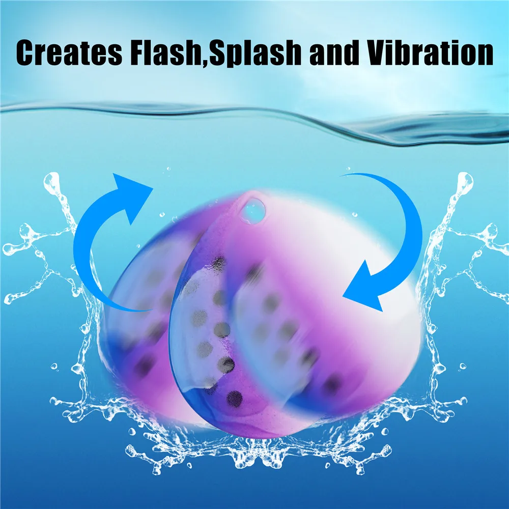 ¡Experimente la diversión vibrante submarina con nuestro juguete activado por flash listos para Splash!