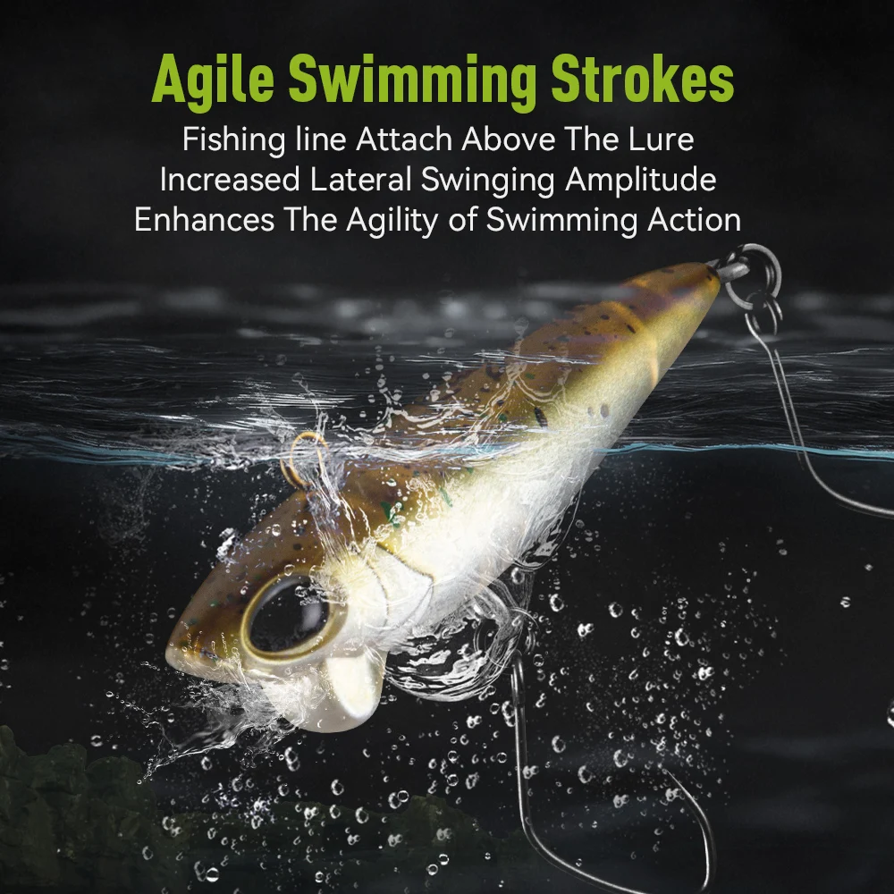 Kingdom Micro Expert Lápiz Hundible Señuelo de Pesca 2.4g 38mm 2.85g 45mm Cebo Duro Artificial Señuelo Barra Anzuelo Simple Trucha Perca - imagen 4