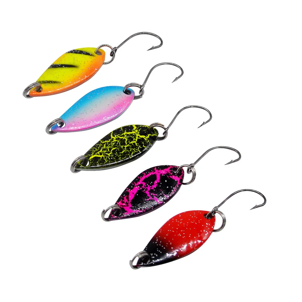 Cucharillas de pesca coloridas para trucha y black bass - imagen 4
