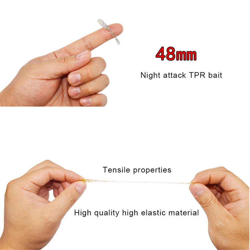 Experimenta precisión con nuestro cebo TPR de ataque nocturno de 48 mm