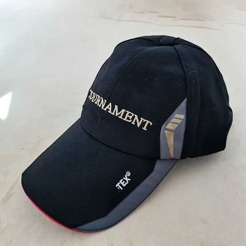 Gorra de pesca con protección UV y letras bordadas - imagen 3