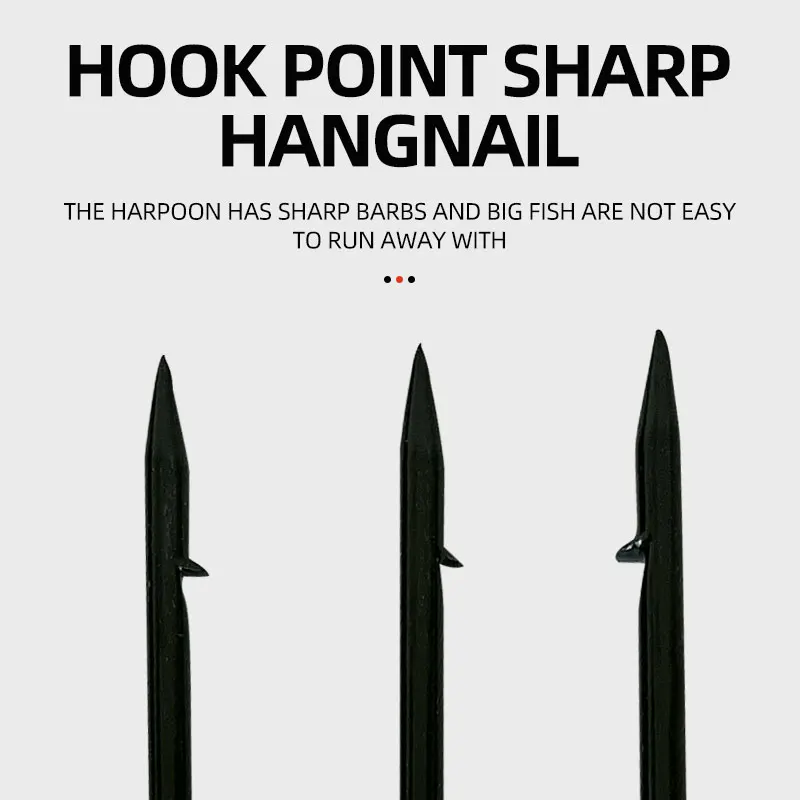 Pescado rana lanza Gig 3 4 5 puntas rana lanza tenedor de pesca punta de arpón púas lanza de pesca Gaff tenedor gancho equipo de pesca - imagen 5