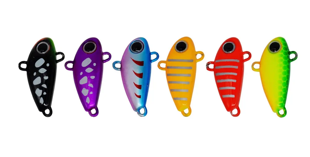 MUKUN cola giratoria 10g equilibrio giratorio plantilla de Metal VIB cebo de vibración Spinner cuchara nuevo aparejos de pesca señuelo que se hunde - imagen 3