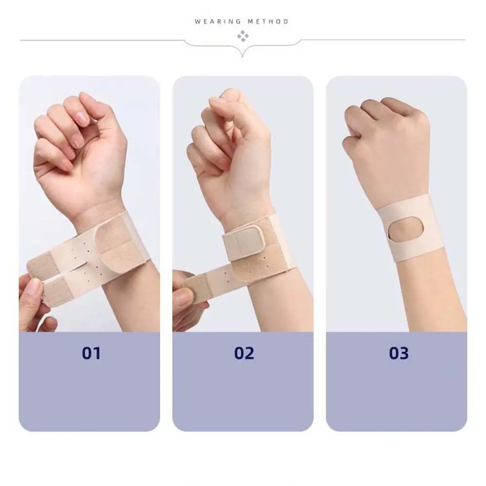 Muñequera ajustable para gimnasio, muñequera deportiva, Protector de Palma, correa de compresión de túnel carpiano, 1 unidad - imagen 4