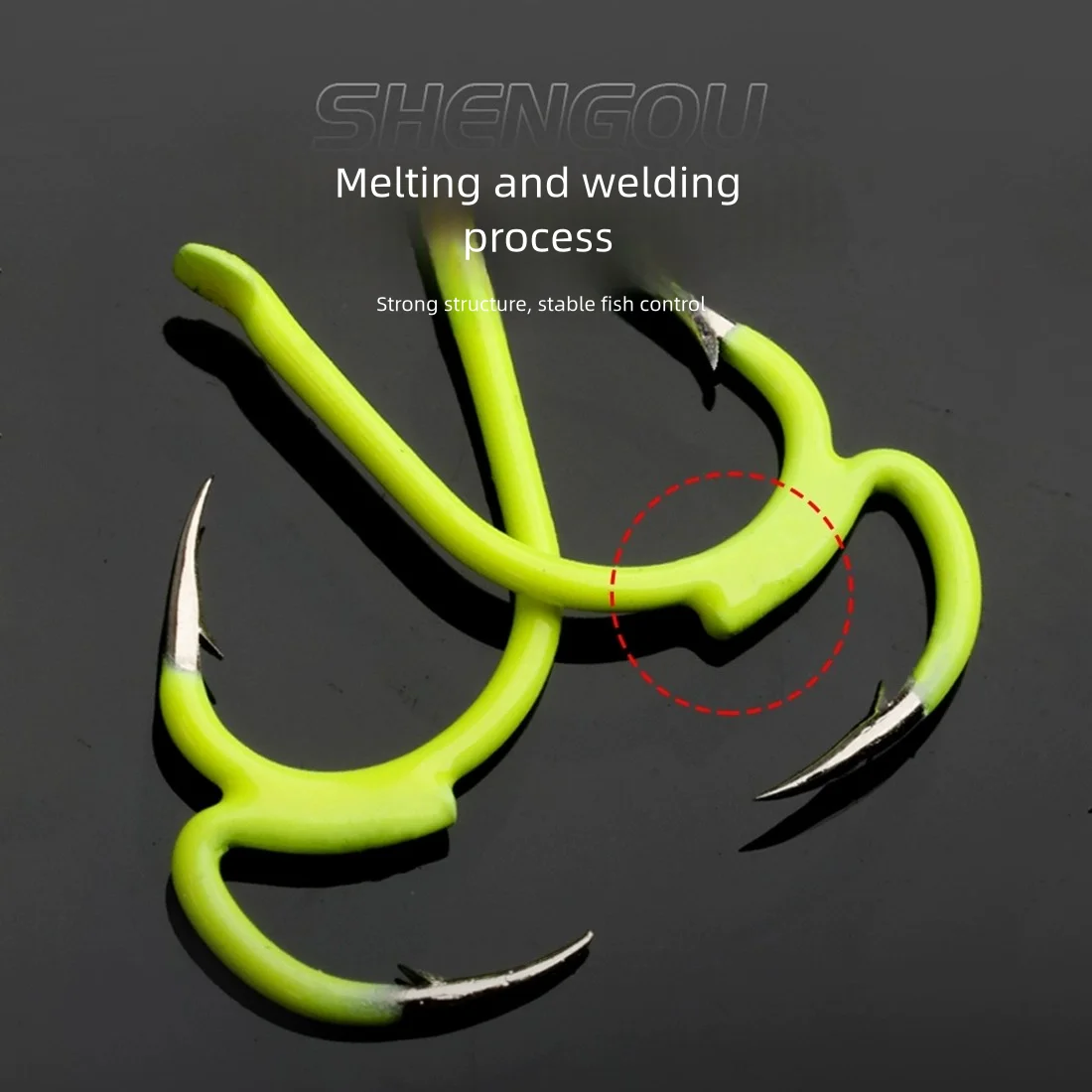 Anzuelos de pesca de carpa de 9KM, anzuelo de gusano doble de 10 Uds para anzuelo de pesca de agua salada y dulce, nuevo - imagen 3