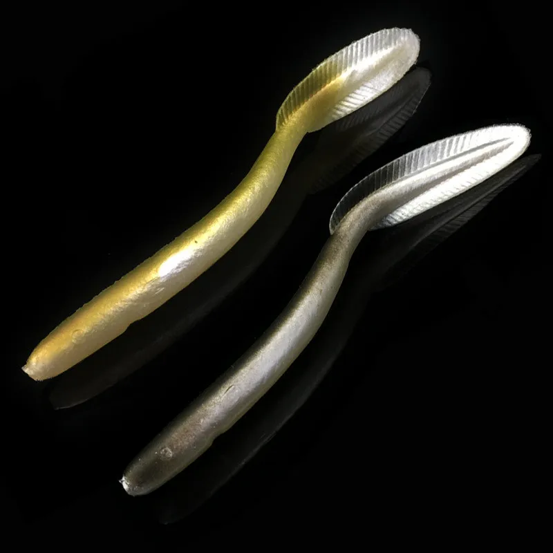 10 Uds. Cebo blando biomimético para pesca de Anguila pequeña, señuelo Artificial súper vivo para Anguila de campo de arroz, Loach17,5 cm/10g, 13cm/5,5g - imagen 4