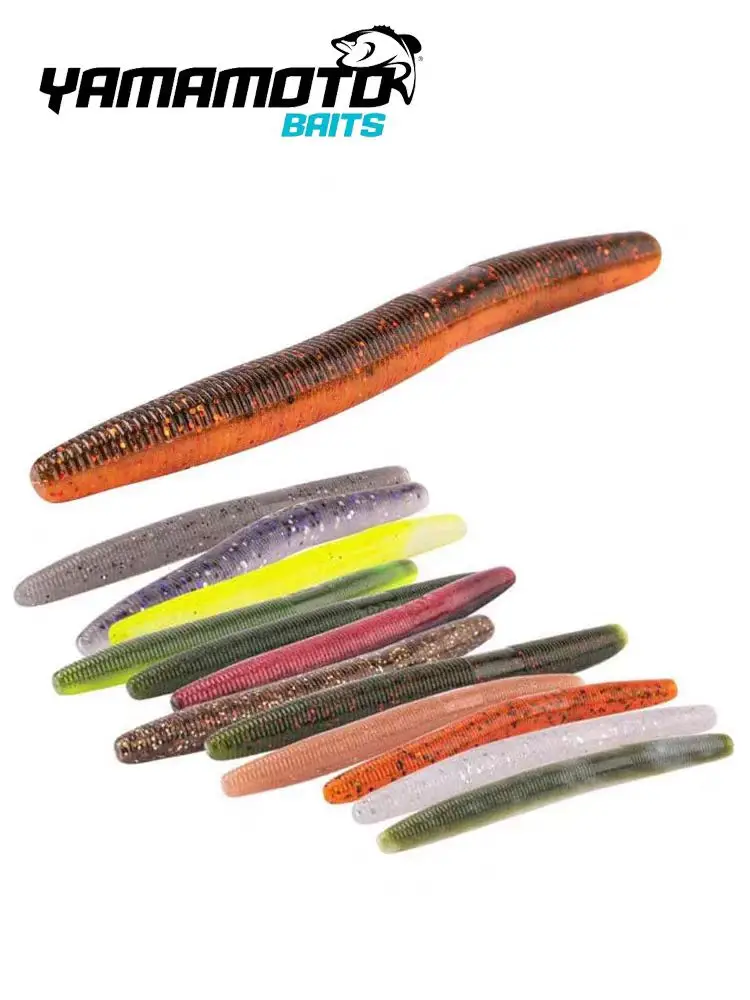 YAMAMOTO Verme de fideos gordo, cebo blando de gusano de fideos de gravedad específica alta, cebo blando de 3 pulgadas FAT SENKO - imagen 4