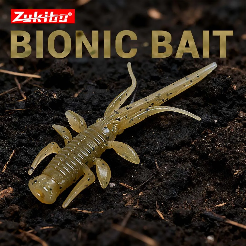 Vinilo flotante de gambón Zukibo para Ned Rig y jig head