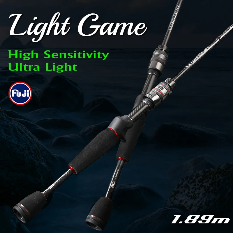 Caña Spinning Tsurinoya Dexterity II – Ultraligera para Ajing