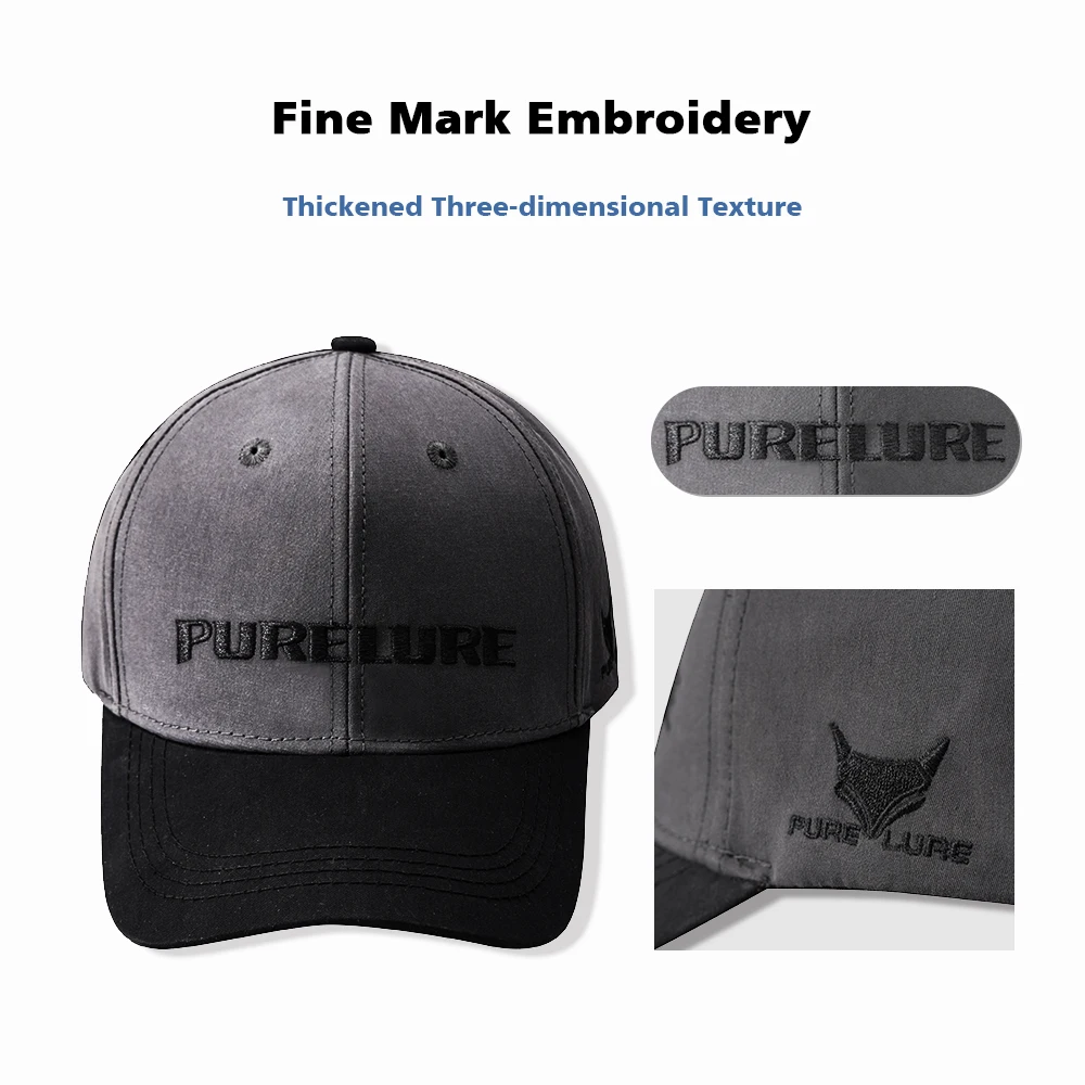 PURELURE New Caps Gorra de béisbol de algodón para hombre - Snapback ajustable - imagen 3