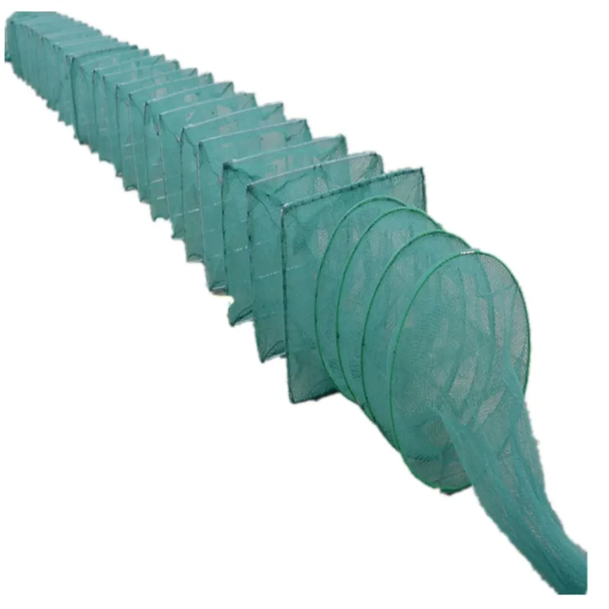 POUI COME DREAM-Caja De Pesca De 1,3 M a 27M, accesorios De Pesca, herramienta De captura De camarones, cangrejo, Anguila, trampa para tierra, Red De pescado